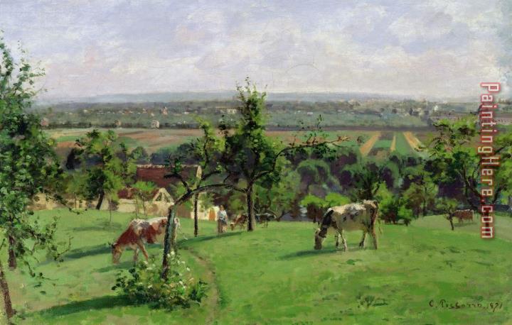 Camille Pissarro Hillside of Vesinet